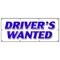 Signmission DRIVERS WANTED BANNER SIGN cdl taxi limousine bus truck delivery B-96 Drivers Wanted - alternate 1
